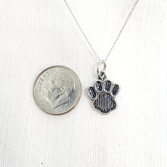 Paw print necklace - Picture 2 of 2
